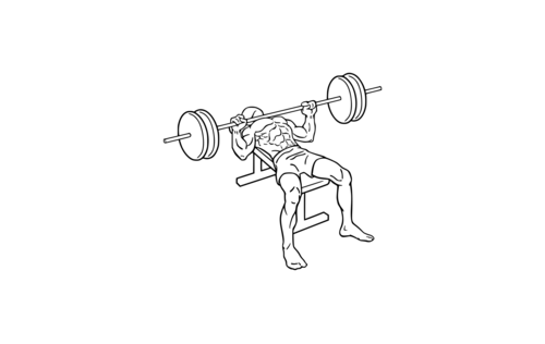 Just put your head on the bench and push