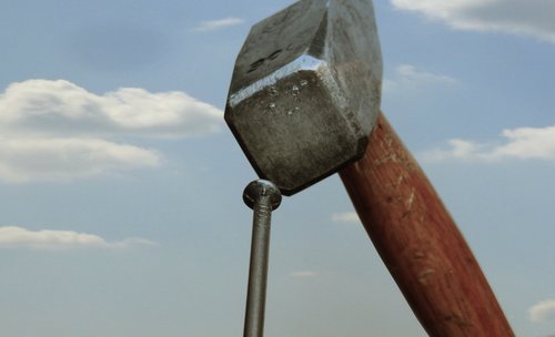 Put down that hammer--please